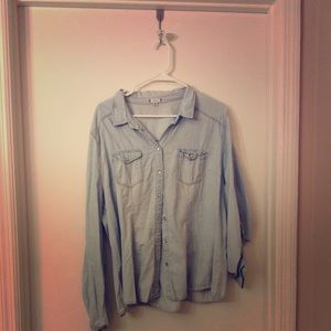 Denim Collar Shirt